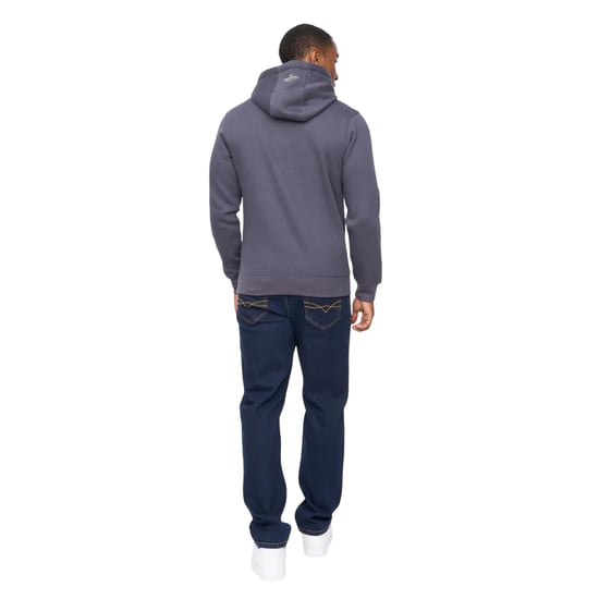 Crosshatch Heren Vintarge Hoodie (Marine) - Image 2