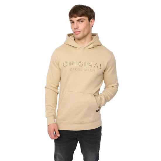 Crosshatch Mannen Haromere Hoodie (Steen) - Image 3