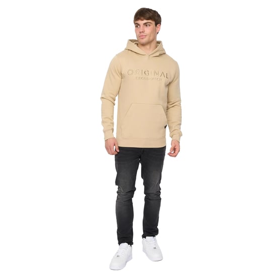 Crosshatch Mannen Haromere Hoodie (Steen) - Image 4