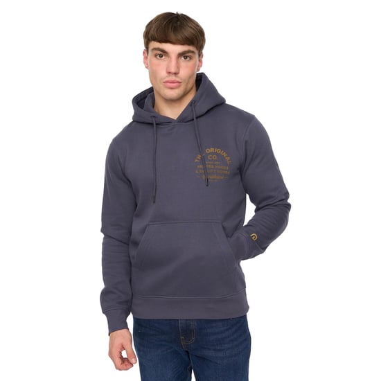 Crosshatch Heren Shoptown Hoodie (Marineblauw) - Image 1