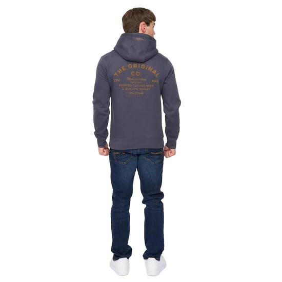 Crosshatch Heren Shoptown Hoodie (Marineblauw) - Image 2