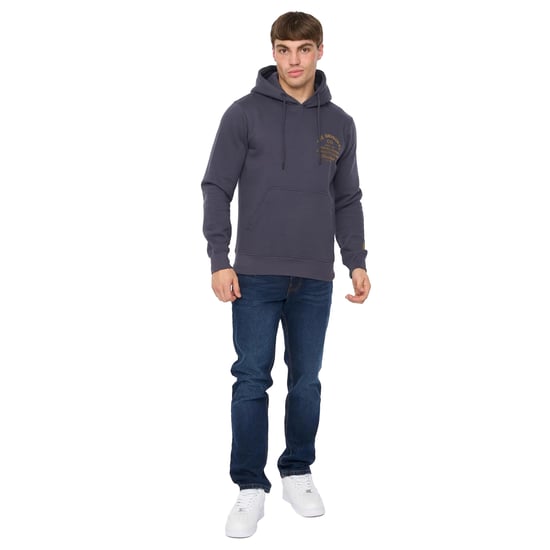 Crosshatch Heren Shoptown Hoodie (Marineblauw) - Image 4
