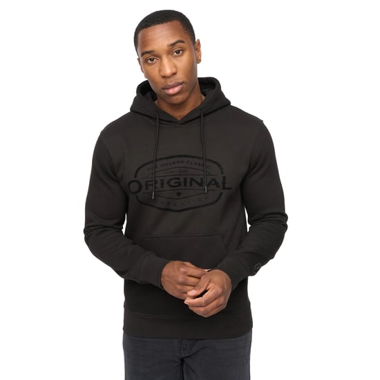 Crosshatch Heren Traptons Hoodie (Zwart) - Image 1