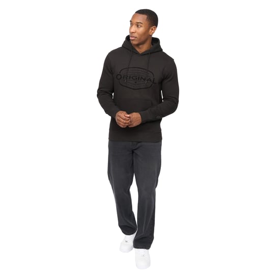 Crosshatch Heren Traptons Hoodie (Zwart) - Image 4