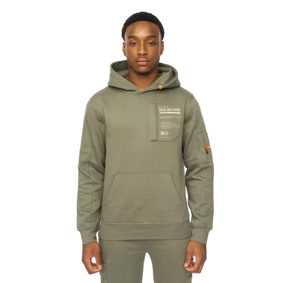 Duck and Cover Heren Adamsberg Hoodie (Donkergroen) - Image 1