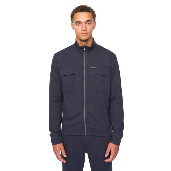 Duck and Cover Heren Tames Volledige Rits Sweatshirt (Marineblauw) - Image 1