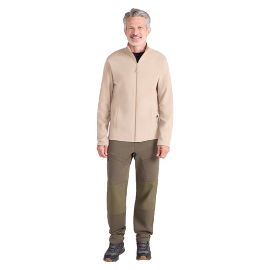 Mountain Warehouse Heren Raso Full Zip Fleece Top (Gebroken wit) - Image 3