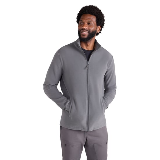 Mountain Warehouse Heren Raso Full Zip Fleece Top (Donkergrijs) - Image 3