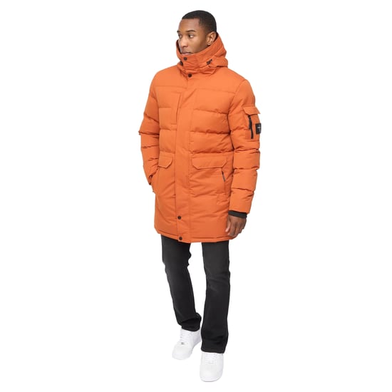 Crosshatch Heren Milwaka Lange Jas (Verbrande Oranje) - Image 5