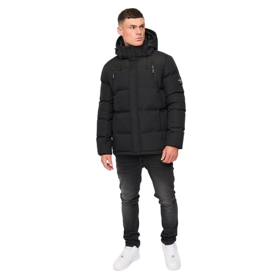 Crosshatch Herr Menray Jacka (Svart) - Image 4