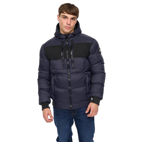 Crosshatch Mens Staylike Jacket (Navy) - Image 1