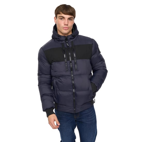 Crosshatch Mens Staylike Jacket (Navy) - Image 4