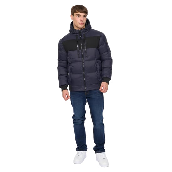 Crosshatch Mens Staylike Jacket (Navy) - Image 5