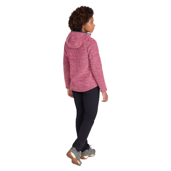 Mountain Warehouse Womens/Ladies Hayfield Melange Faux Fur Lined Fleece Top (Pink) - Image 4