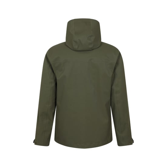Mountain Warehouse Heren Rushes 3 in 1 Waterdichte Jas (Kaki Groen) - Image 2