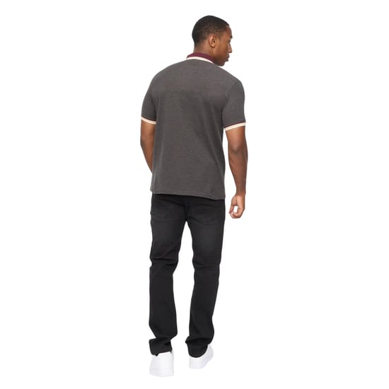 Crosshatch Heren Chimlacks Poloshirt (Zwart) - Image 2