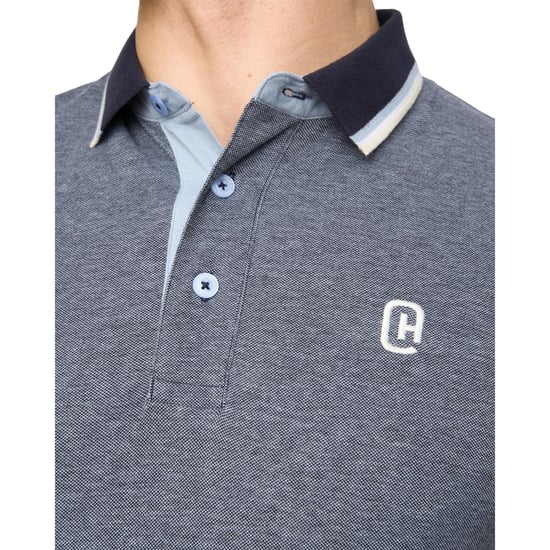 Crosshatch Heren Mettormoore Polo Shirt (Marineblauw) - Image 3