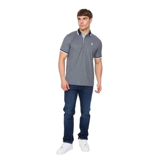 Crosshatch Heren Mettormoore Polo Shirt (Marineblauw) - Image 4