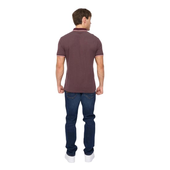 Crosshatch Mettormoore Poloshirt voor Heren (Raisin Paars) - Image 2