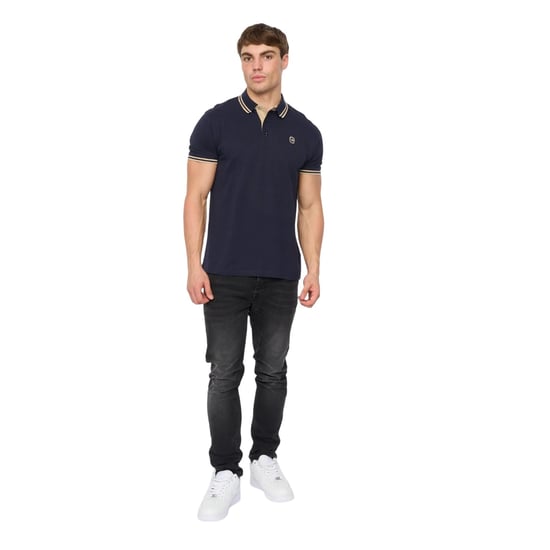 Crosshatch Mannen Mackerby Polo Shirt (Marineblauw) - Image 4