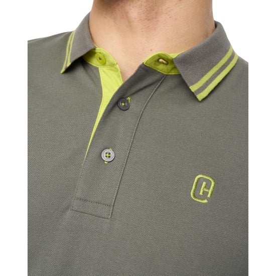 Crosshatch Heren Mackerby Polo Shirt (Olijf) - Image 3