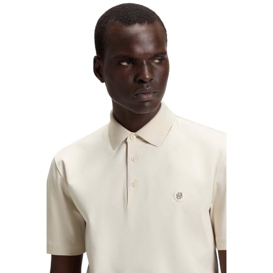 Boss Heren C-Parris Monogram Poloshirt (Beige) - Image 3