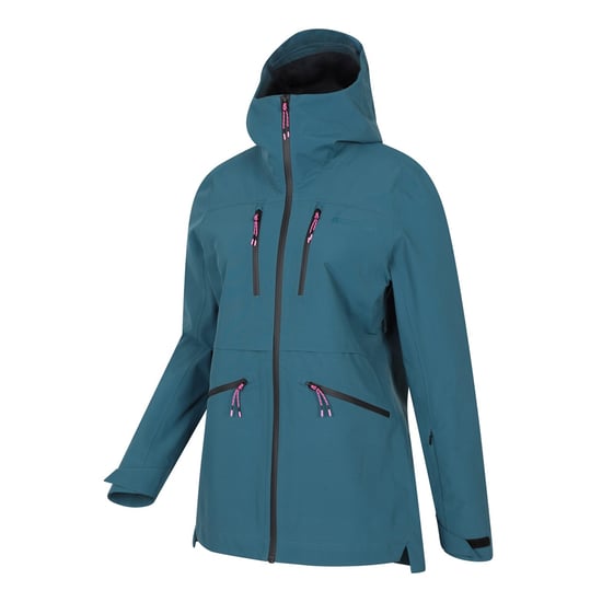 Mountain Warehouse Damernas Tempest Vattentät 3-Lagers Skijacka (Teal) - Image 3