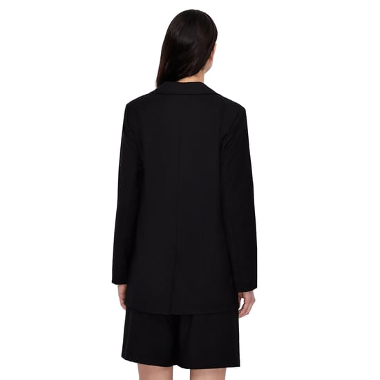 Armani Exchange Effen blazer dames/dames (Zwart) - Image 2