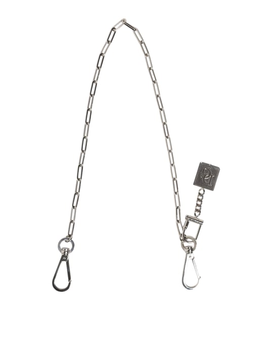Zilverkleurige Metalen Ketting DG Charm Sleutelhanger - Image 4
