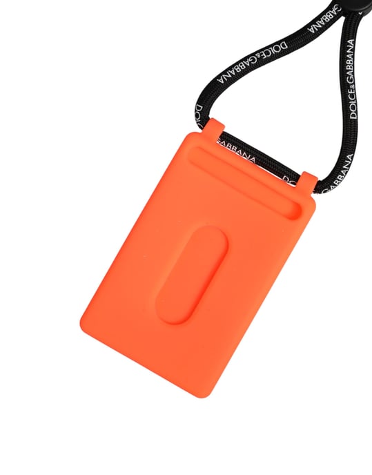 Hållare Neonorange Gummi DG Präglad Justerbar Badges - Image 3