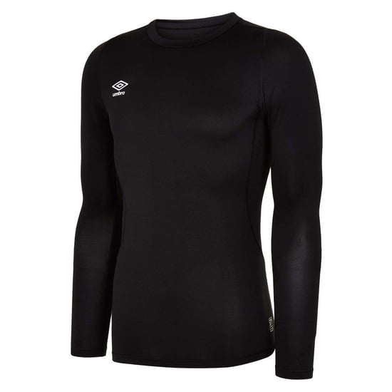 Umbro Mens Core Crew Neck Long-Sleeved Base Layer Top (Black) - Image 1
