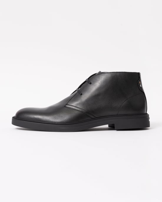 Calev with Signature Stripe Detailing Boots in Black - Image 2