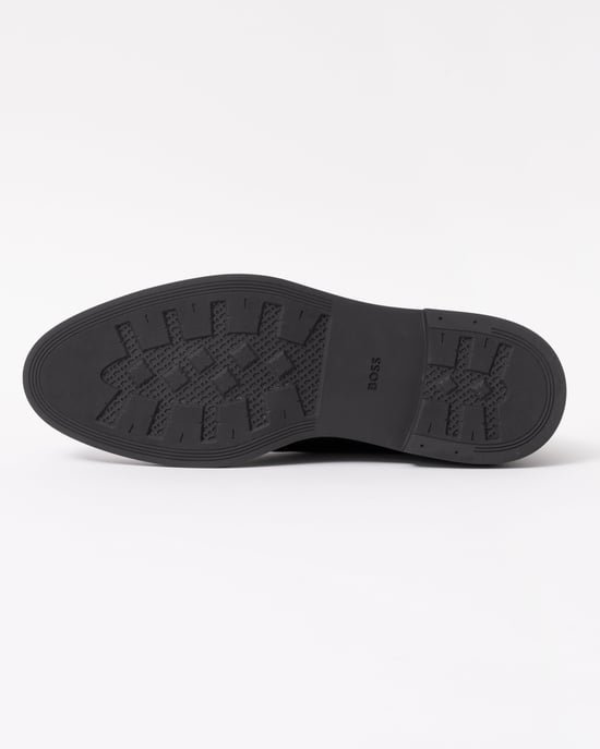 Calev with Signature Stripe Detailing Boots in Black - Image 4