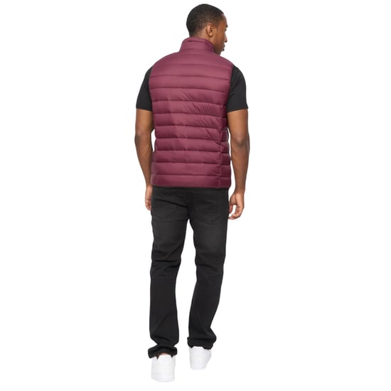 Crosshatch Mens Gattering MVE Quilted Gilet (Raisin Purple) - Image 2