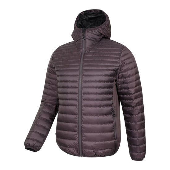 Mountain Warehouse Heren Hybrid Extreme Featherweight Dons Gevoerde Hoodie Jas (Donkerbruin) - Image 3