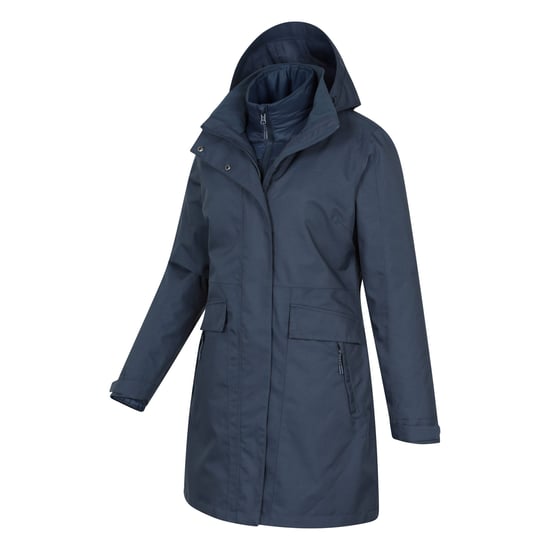 Mountain Warehouse Womens/Ladies Rain On 3 in 1 Waterproof Jacket (Blue) - Image 3