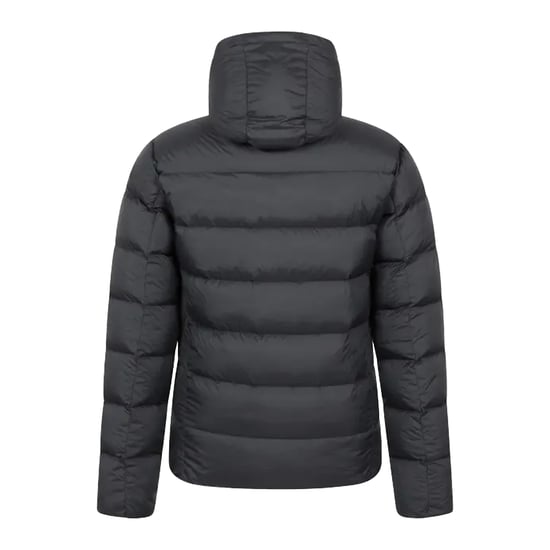 Mountain Warehouse Herr Stratus Dun Packbar Huva Jacka (Svart) - Image 2