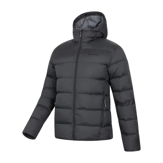 Mountain Warehouse Herr Stratus Dun Packbar Huva Jacka (Svart) - Image 3