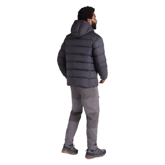 Mountain Warehouse Herr Stratus Dun Packbar Huva Jacka (Svart) - Image 6