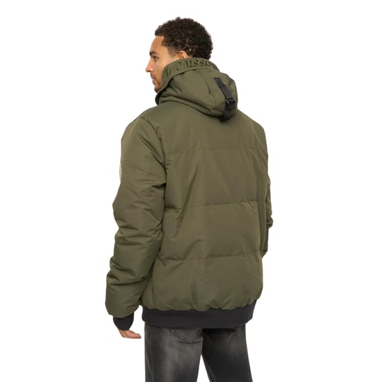 Henleys Heren Traction Bomberjack (Khaki Groen) - Image 2