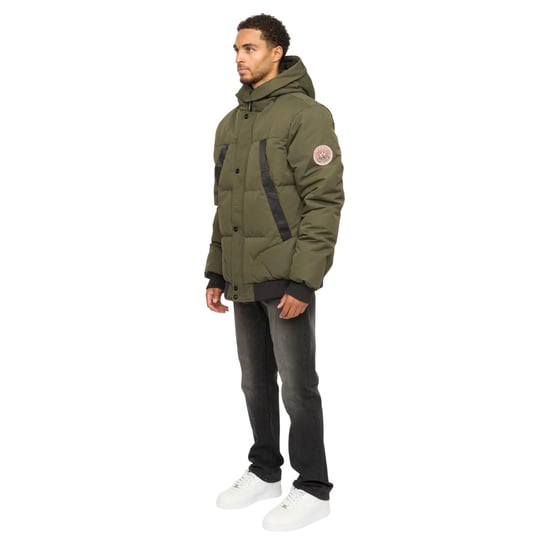 Henleys Heren Traction Bomberjack (Khaki Groen) - Image 4