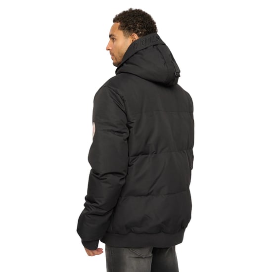 Henleys Heren Traction Bomberjack (Zwart) - Image 2