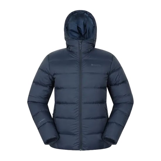 Mountain Warehouse Herr Stratus Dunpackbar Huva Jacka (Marinblå) - Image 1