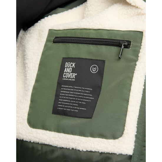 Duck and Cover Heren Copfords Jacket (Donkergroen) - Image 3