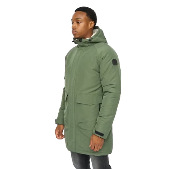 Duck and Cover Heren Copfords Parka (Donkergroen) - Image 3
