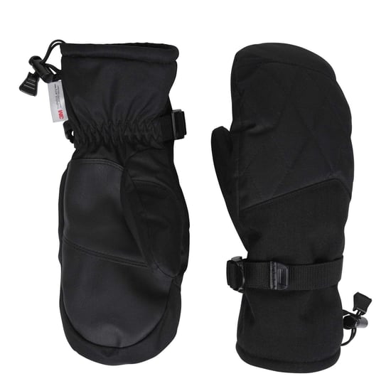 Mountain Warehouse Womens/Ladies Extreme Waterproof Ski Mittens (Black) - Image 3