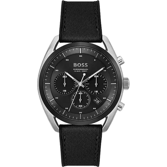 Black Synthetic Dress Watch - Image 1