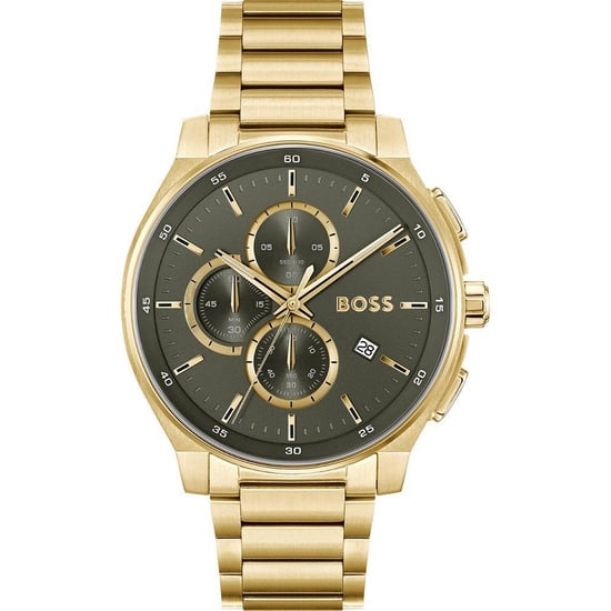 Gold Stainless Steel Dress Watch - Image 1