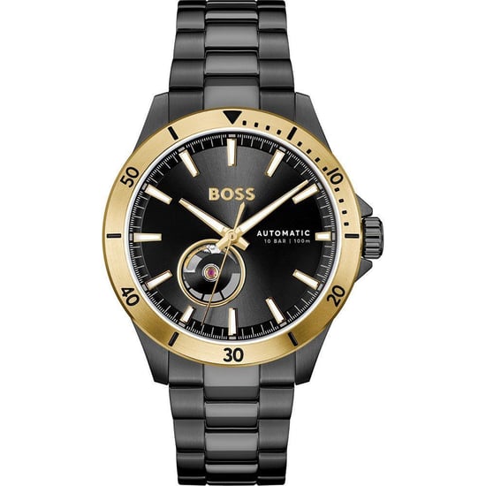 Black Stainless Steel Dress Watch - Image 1