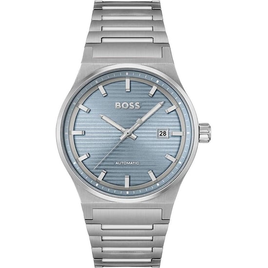 Gray Stainless Steel Dress Watch - Image 1